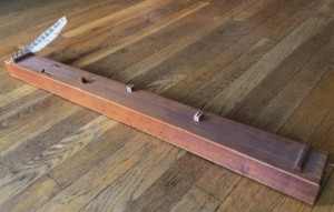 Modern monochord with four strings